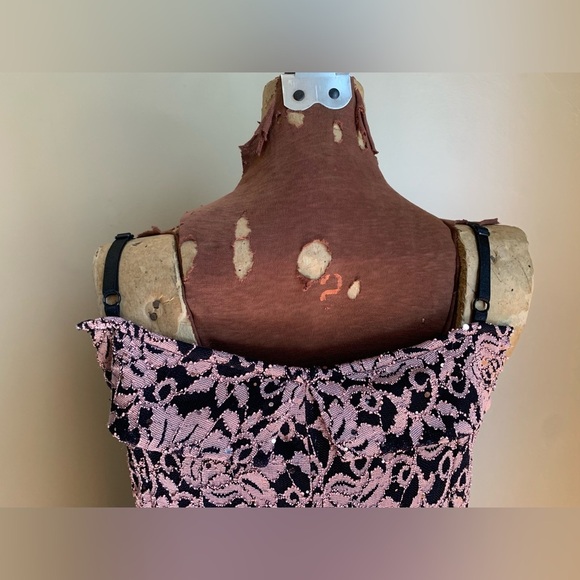 Candalate midi party dress sequins dance wedding, whimsigoth y2k fairy - Picture 4 of 7